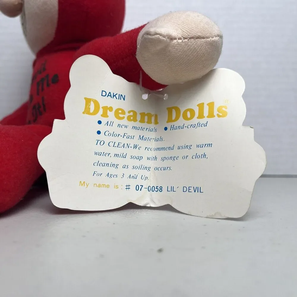 Vintage Red Devil Plush 10